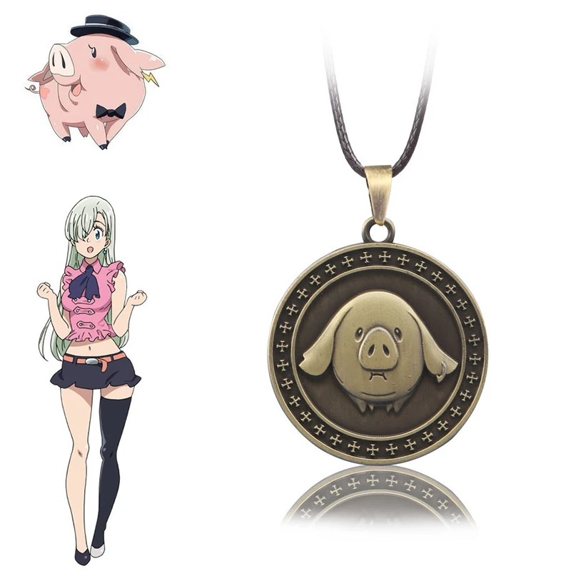 Ожерелье из сплава с подвеской &quotСемь смертных грехов&quot мелиодас Бан ястреб