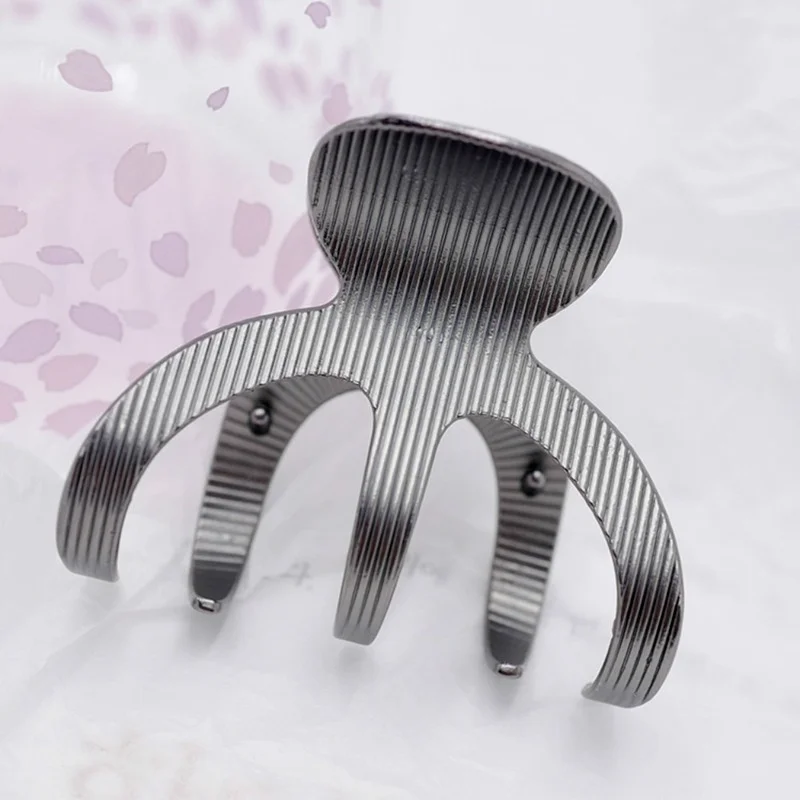 

Frosted Women's Girls Geometric Hair Claw Clip Metal Hair Crab Ponytail Hair Clip Solid Color Hair Clip Large Hair Accessories