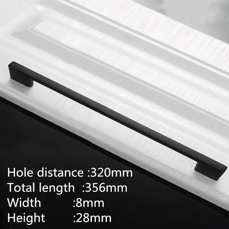 

Ручки для шкафа KK&FING алюминиевые черные