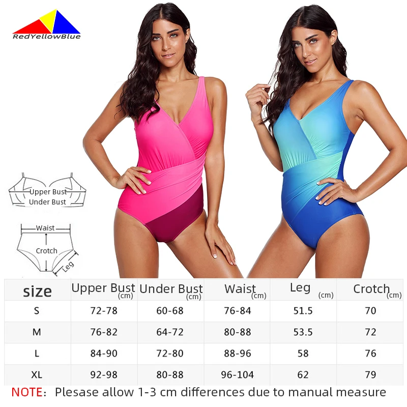 

2020 One-Piece Suits Sexy Bathing Swimming Suit Gradient color Women Swimwear Swimsuit Monokini Gradient Maillot De Bain Feminin