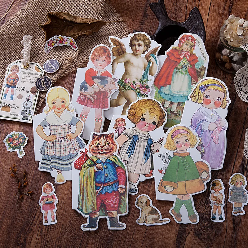 40 шт/1 лот Kawaii канцелярские наклейки для маленькой девочки DIY Ремесло Скрапбукинг