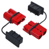 2pcs accessory charging practical portable connecting 50a 600v pair plug battery trailer durable quick connector kit
