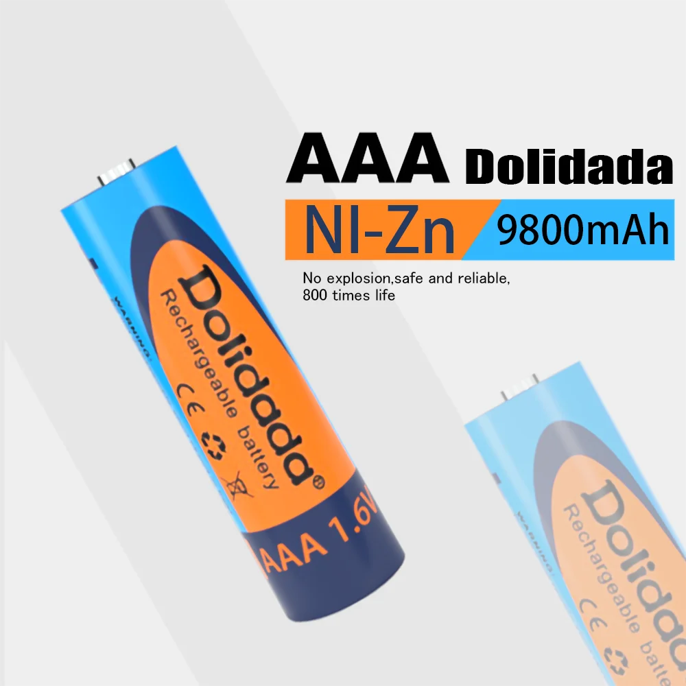 Более стабильная зарядка аккумуляторов AAA akku 1 6v9800mah срок службы в 5 раз больше чем