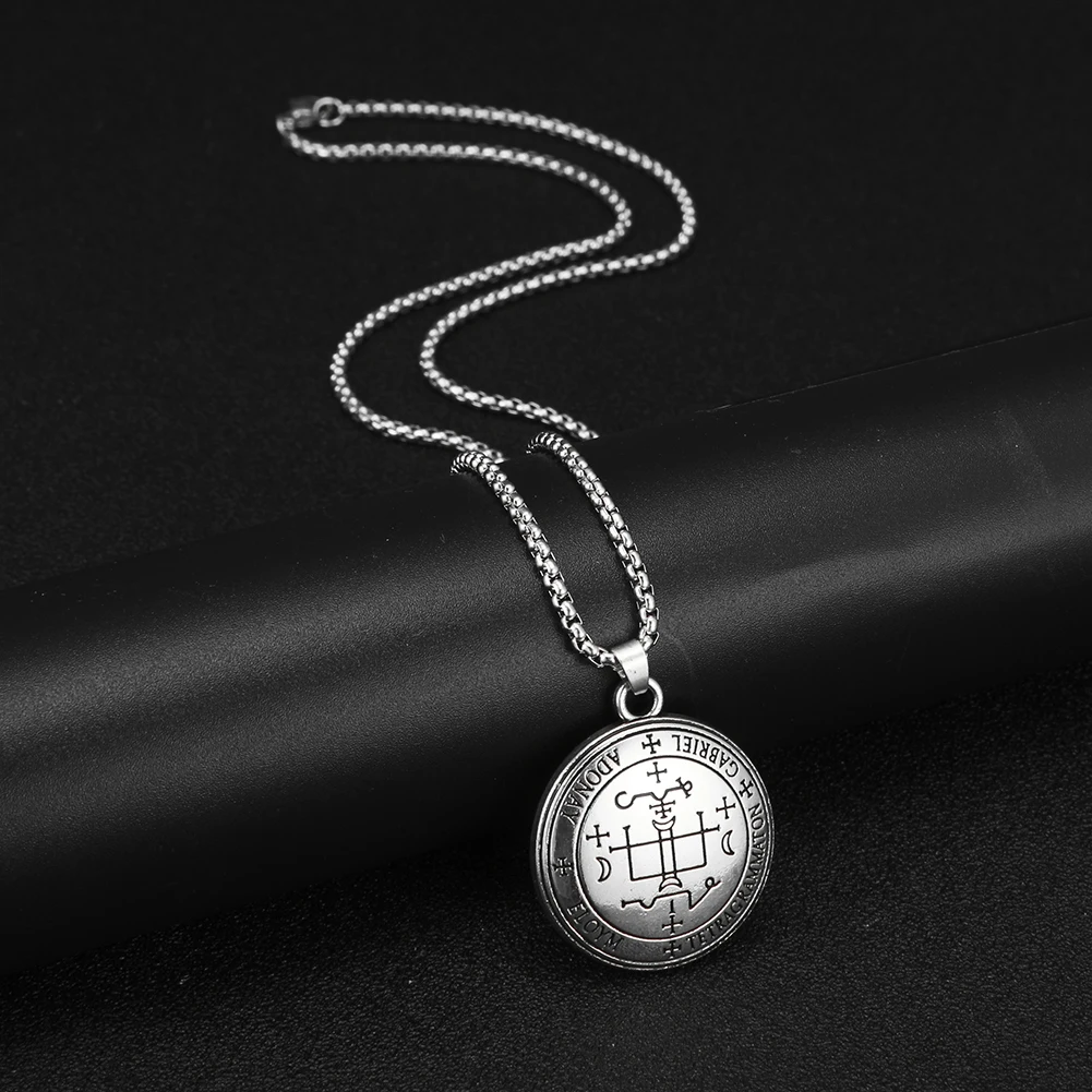 Рыболовный крючок сигил ангела Габриэль энокян талисман амулет ювелирные