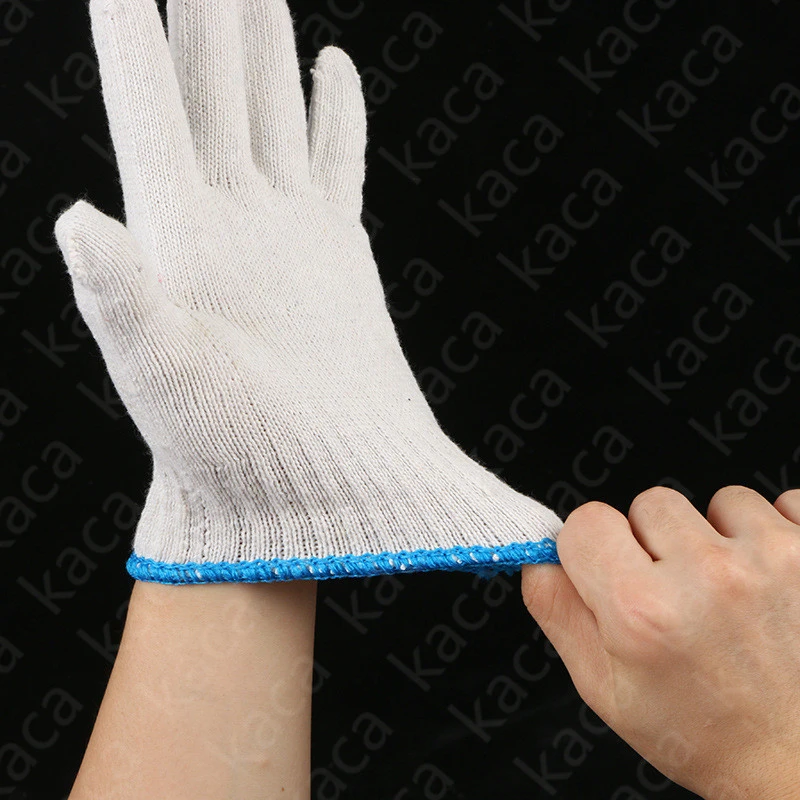 Тонкие хлопковые перчатки для сада и работы защиты от труда по дереву 2 пары в