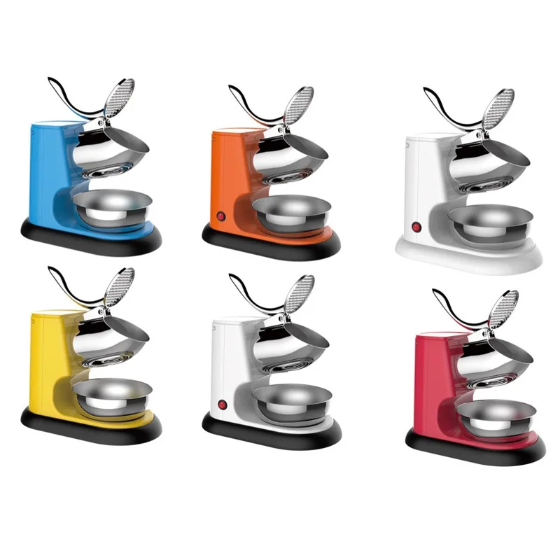 

Electric Ice Crushers Full Stainless Steel Ice Smoothies Maker Blender Machine For Coffee Bar Shop Commercial Shaved Ice Machine