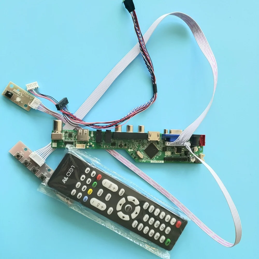 Комплект для детской панели ЖК-экрана LED USB HDMI 17 3 &quot40pin LVDS 1600x900 плата драйвера