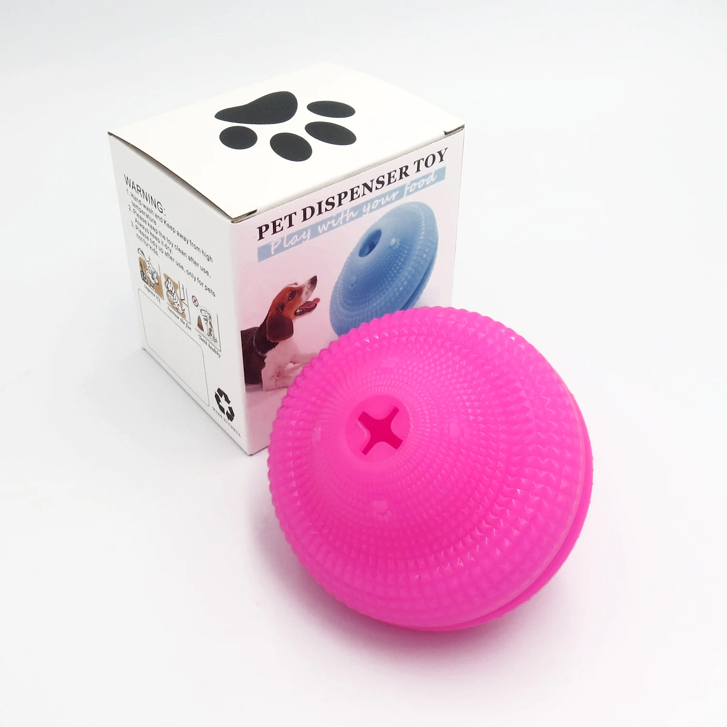 Головоломка гироскопа игрушка для домашней собаки укус резитент еда мяч