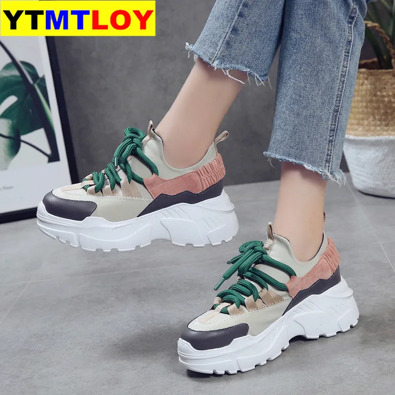 Женские кроссовки 2020 модная повседневная обувь женская Удобная дышащая Белая на