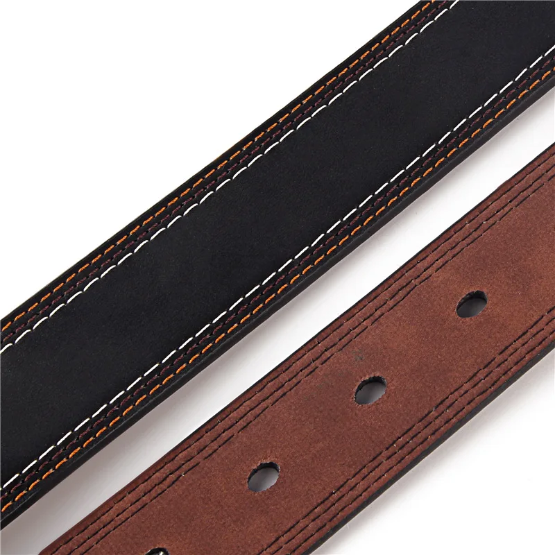 

New DesignerMen Imitation Leather Belt Alloy Pin Buckle Belt High Quality Business AffairsCasual jeansWaist Belt Male color Belt