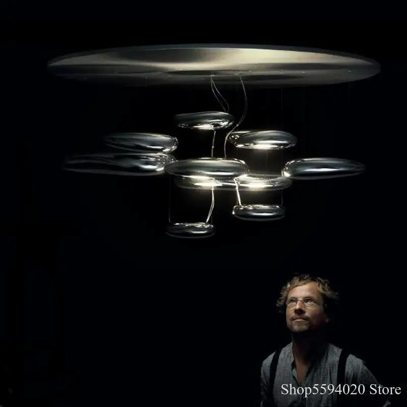 Современная простая стеклянная люстра креативный художественный светильник для