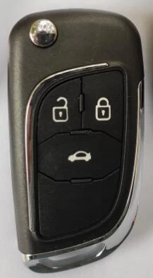 3 button Barkivon 2 3 4 5 Кнопка модифицированный Флип складной пульт дистанционного ключа автомобиля оболочка подходит для Chevrolet Lova Aveo Cruze чехол fob чехол - Цвет: 3 button