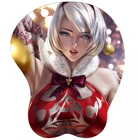 Игровой коврик для мыши с подставкой для запястья, из мягкого силикона