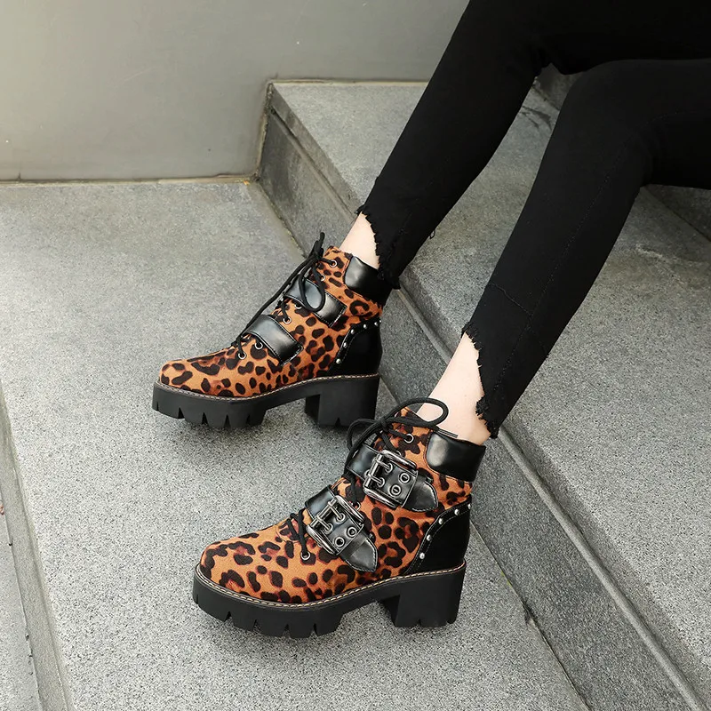 

Asumer big size 34-43 fashion ankle boots for women round toe zip autumn winter boots cross tied platform ladies prom boots 2020