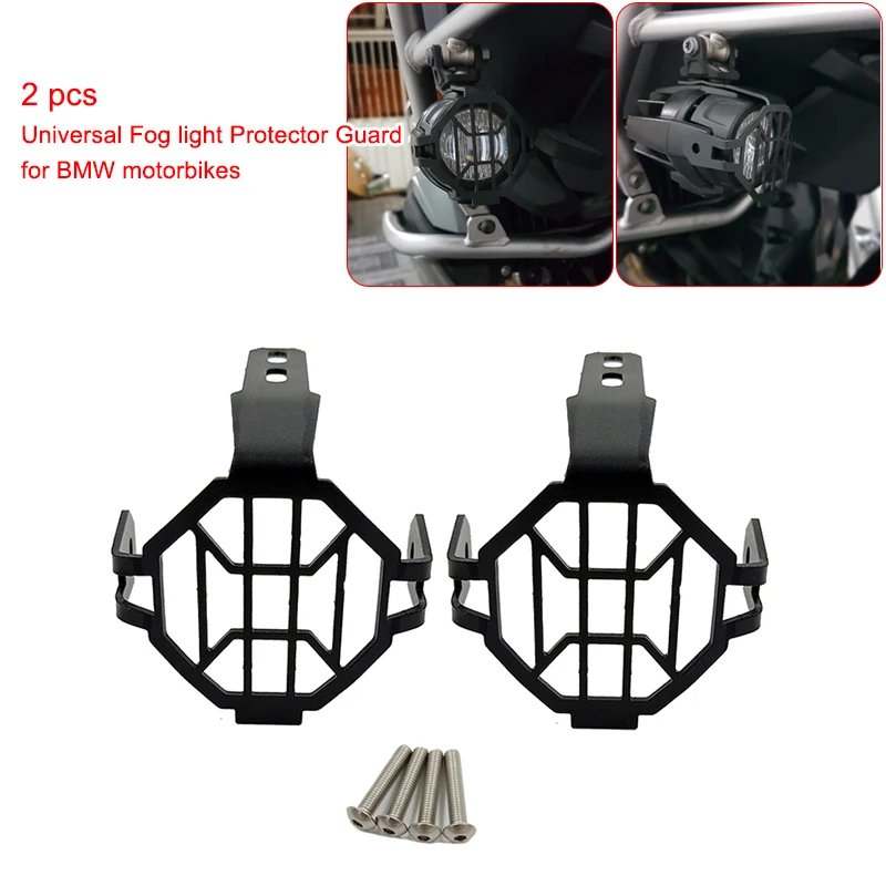 

2x Motorcycle Fog Lights Foglights Lamp Cover for BMW R1200GS ADV F800GS
