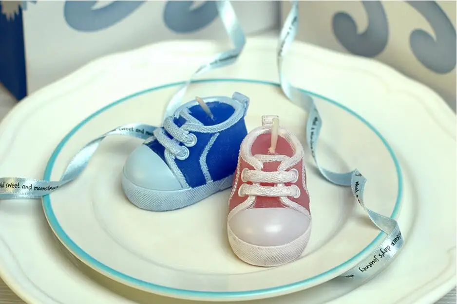 Милая обувная Свеча для детского душа Вечерние крещения Подарок на день рождения