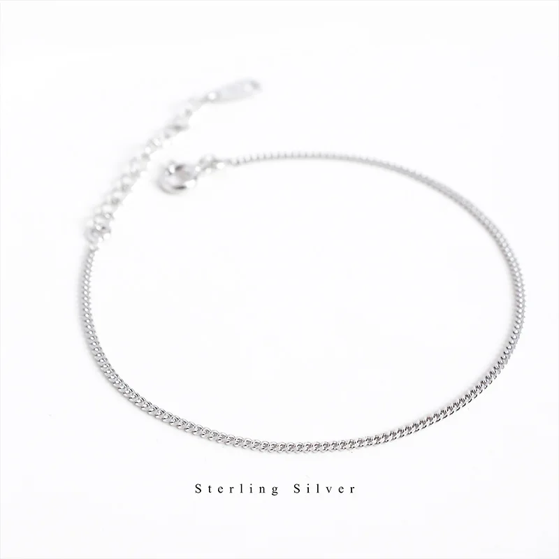 Женский минималистичный браслет ElfoPlataSi изящное ювелирное изделие из 100% серебра