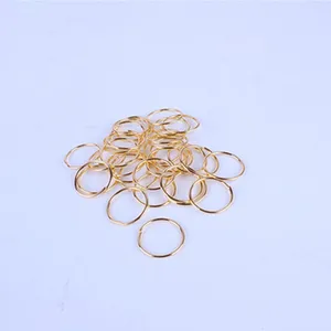 Зажим для волос, золотистыйсеребристый, 20 шт.лот, с внутренним отверстием около 14 мм