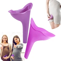 female urinal pee outdoor travel camping portable urinal for women soft silicone disposable paper urination device stand up pe