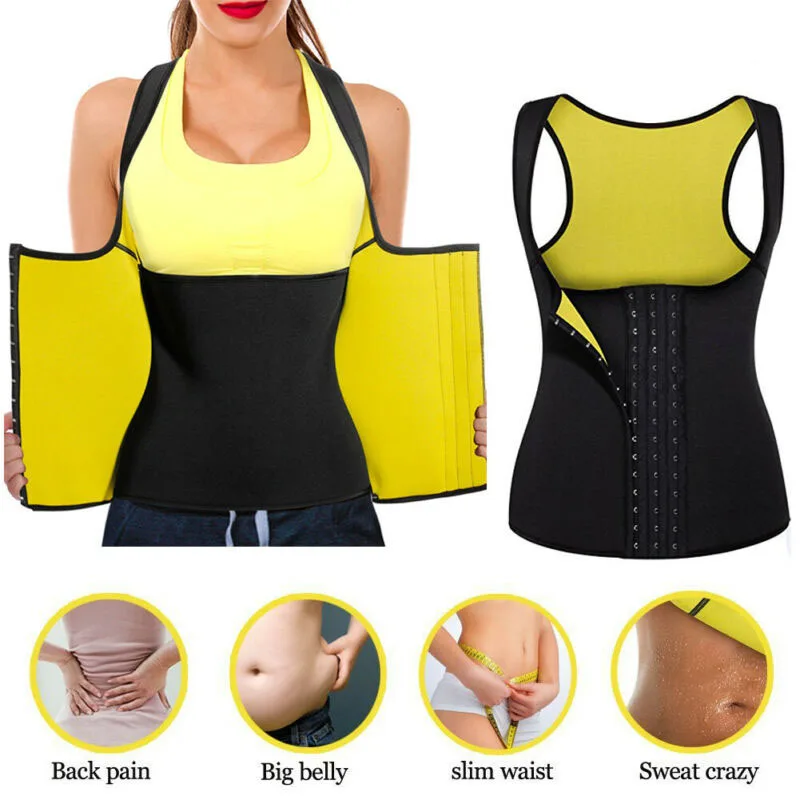 

Slimming Belt Trainer Ladies Sauna Body Shaper Slimming Vest Breasted Body Shaper Support Chest Vest Corset Double Belt Corset