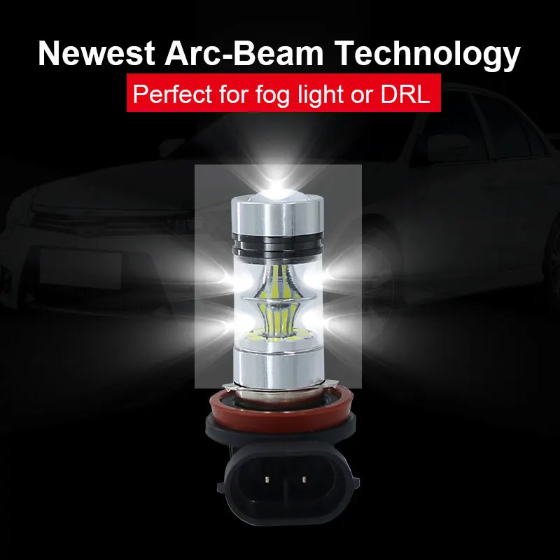 2 шт. x супер белый H8 H11 3030 20SMD светодиодный туман светильник дальнего света лампы 12V