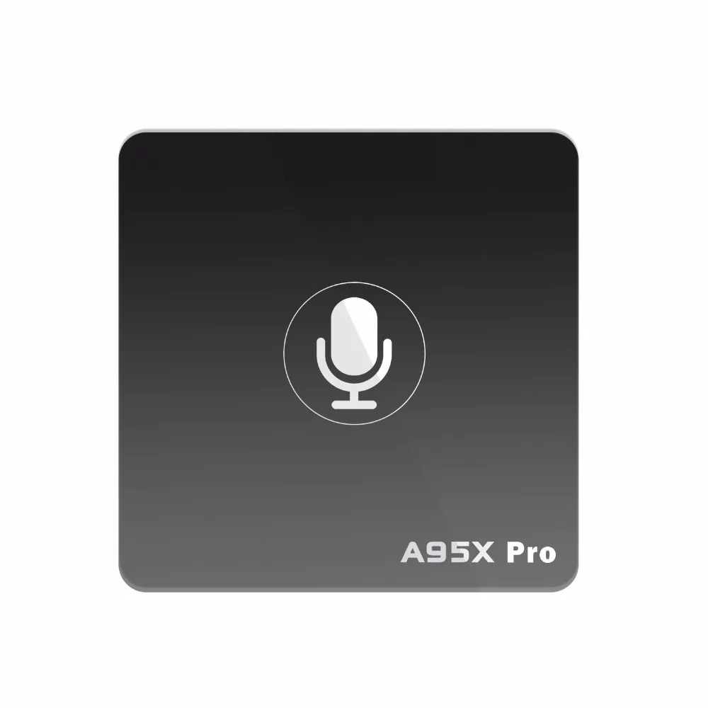 A95X Pro TV Box 2 4G Голосовое управление Amlogic S905W Android 7 1 Гб ОЗУ 16 ПЗУ WiFi 100 Мбит/с H.265