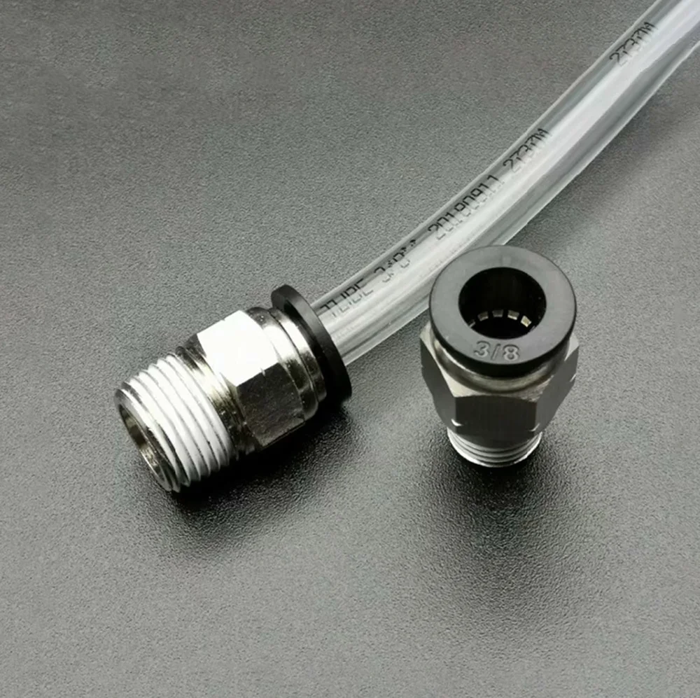 1/" 1/4" 3/" 1/2" NPT Мужской x Fit 5/3" до 1/2" OD трубка пневматические воздушные фитинги нажимной разъем