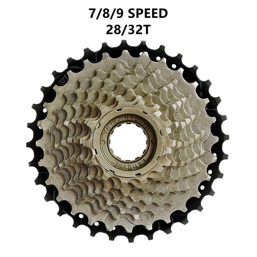 

MTB Bike Sprocket 7/8/9 Speed 28/32T Ultralight Bicycle Freewheel High Tensile Steel Cycling Cassette Freewheel Accessories Part