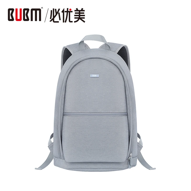 

BUBM backpack black gray for laptop within 15 inch and ipad within 7.9 inch