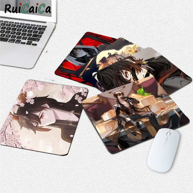 

RuiCaiCa Non Slip PC Zhongli Genshin Impact Anti-Slip Durable Silicone Computermats Top Selling Wholesale Gaming Pad mouse