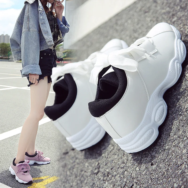 

Spring New Sports Women's Shoes Ulzzang Harajuku Board Shoes Student Casual Shoes Pumps