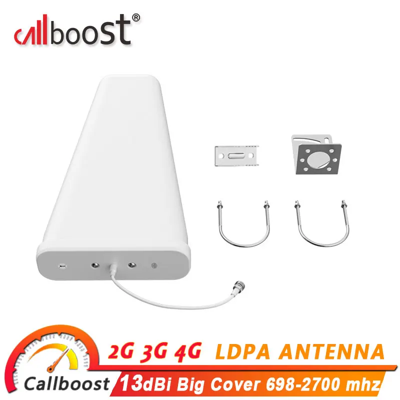 2/3/4G Outdoor Directional N-Female 10/11dBi Outside LPDA Antenna Omni External Antenna for Mobile Phone Signal Booster Repeater