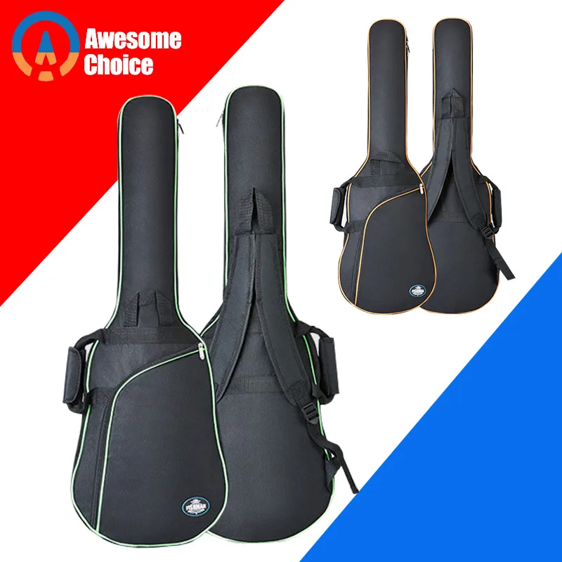 4041 inchs oxford stoff elektrische gitarre fall bunte rand gig bag doppel straps pad 8mm baumwolle verdickung weiche abdeckung free global shipping