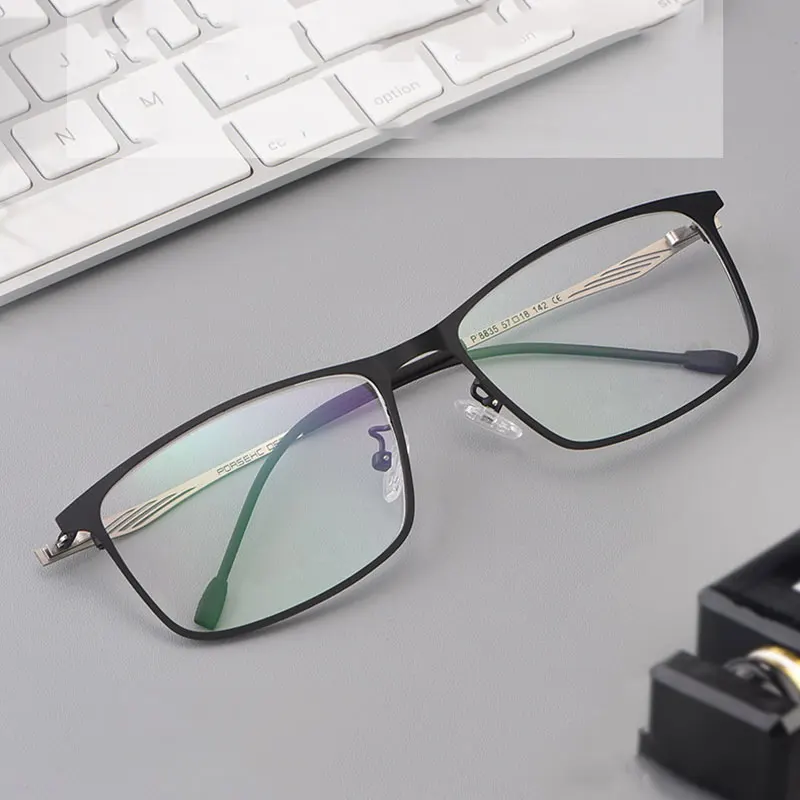 

New Arrival Classic Business Style Frame Glasses For Male Full Rim Metal Frame Eyewears Myopia Spectacles