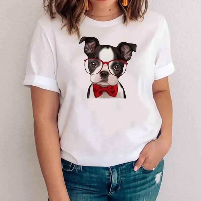 

Летняя футболка с коротким рукавом, Женская милая хлопковая Повседневная рубашка в стиле Харадзюку, футболка с забавным мультяшным принтом...