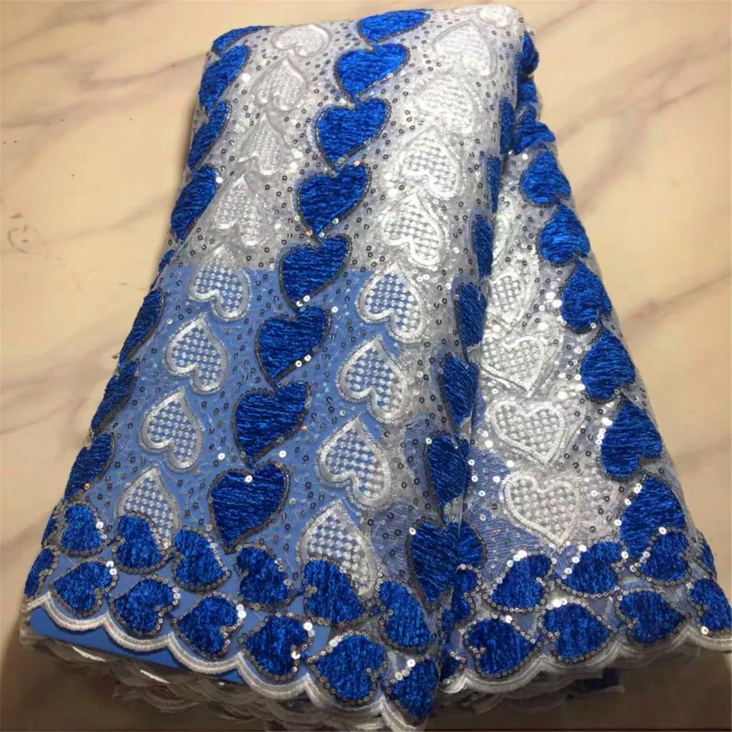 Высококачественная вышитая африканская гипюровая кружевная ткань дешевая