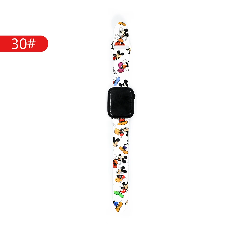 30 Ремешок для apple watch 5 4 ремешок 44 мм 40 мм correa iwatch 3 ремешок 42 мм 38 мм браслет силиконовый apple watch 5 4 3 2 1 Аксессуары для часов - Цвет ремешка: 30