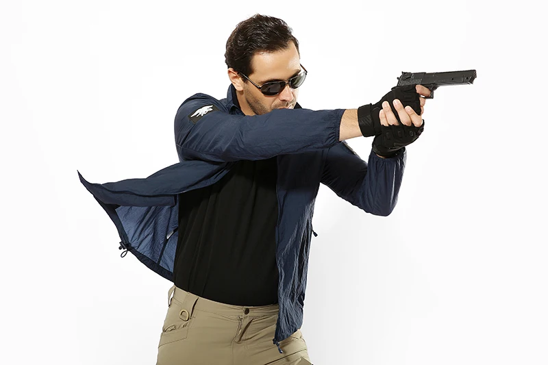 Куртка мужская Тонкая водонепроницаемая армейская ветровка в стиле милитари