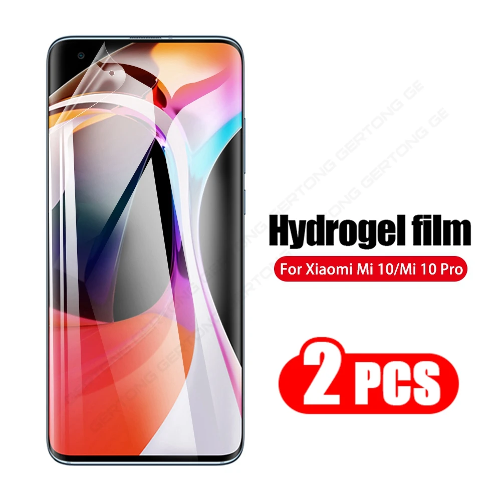 

2pcs Hydrogel Film For Xiaomi mi 10 mi10 Pro mi note 10 mi note 10 lite lens camera Screen Protector film For Xiaomi Mi 10 lite