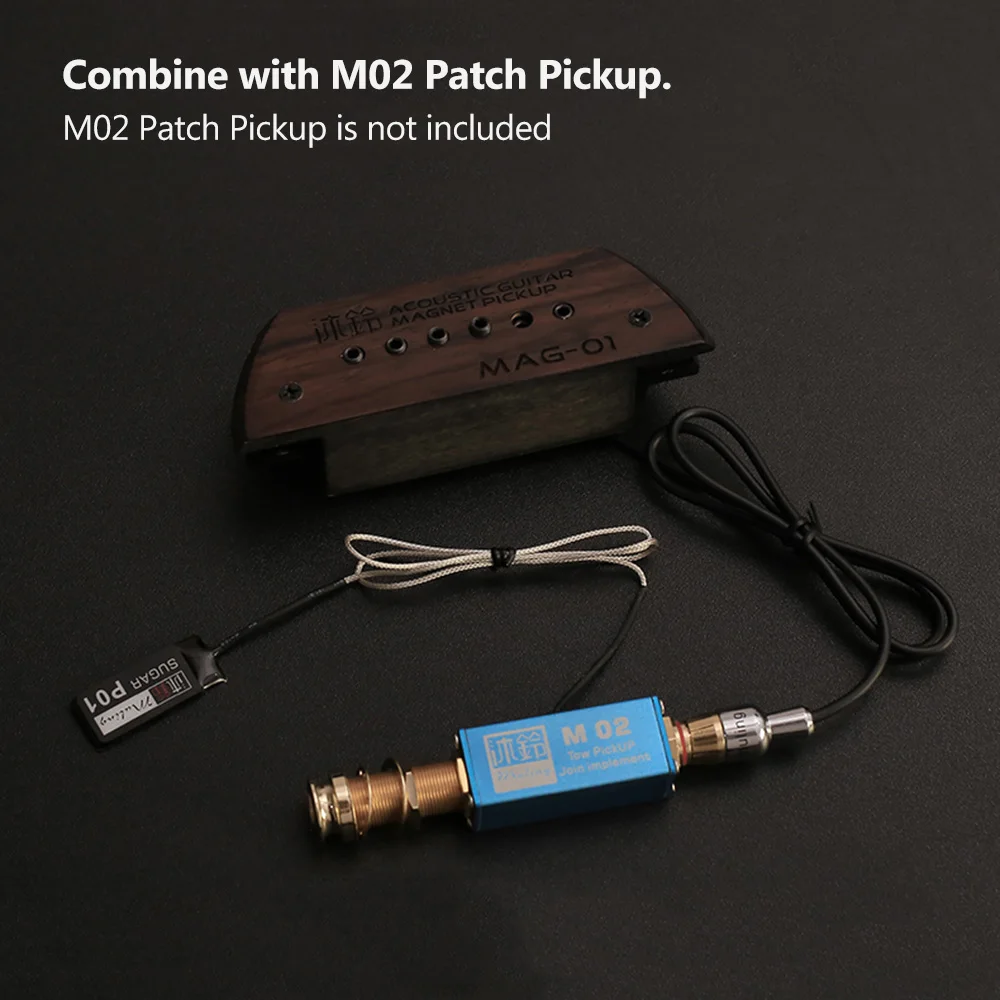 MAG 01 гитары Палочки вверх пассивный отверстие преобразователь с 6 35 мм Endpin Jack для