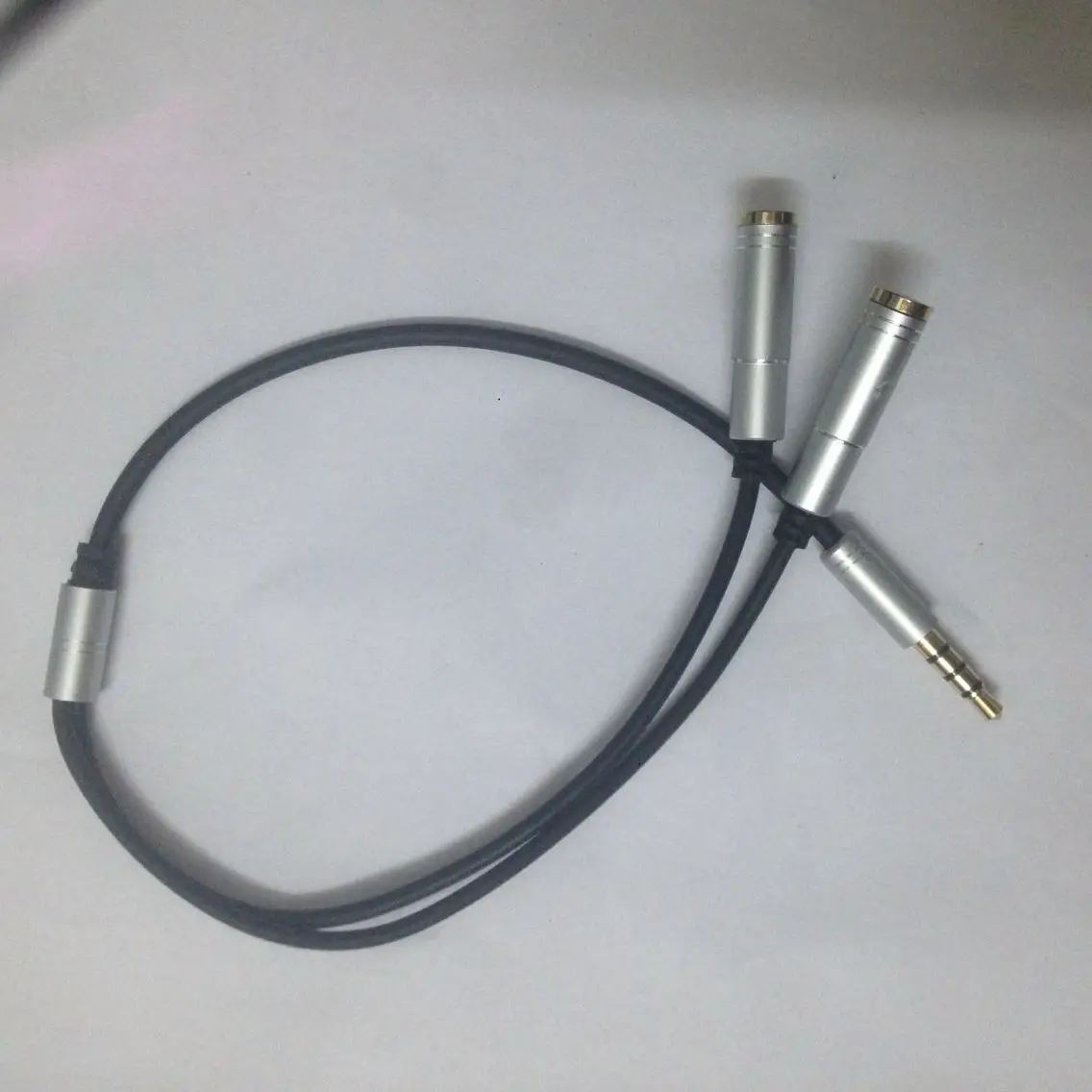 Аудиоразветвитель с разъемом 3 5 мм для наушников и микрофона 4 полюсный