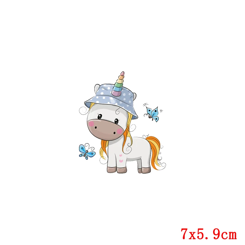 Стикеры для одежды с мультяшным котом моющиеся термоклейкие утюгом модные