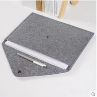 1PC Simple A4 Big Capacity Document Bag pad Business Briefcase File Folders Chemical Felt Filing Products 5colors