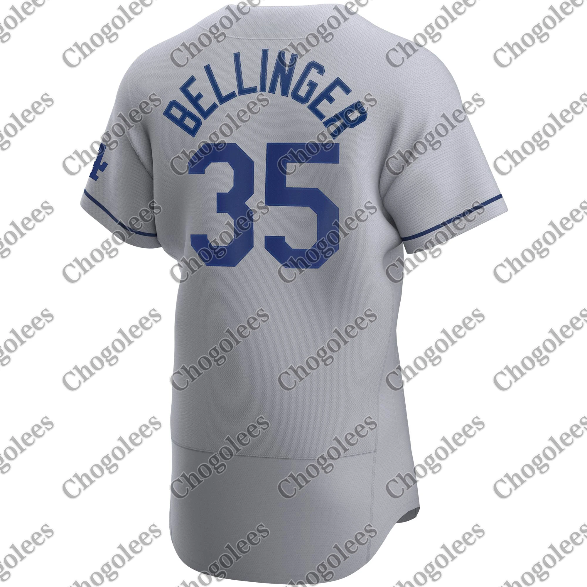 

Baseball Jersey Cody Bellinger Los Angeles Road 2020 Player Jersey - Gray