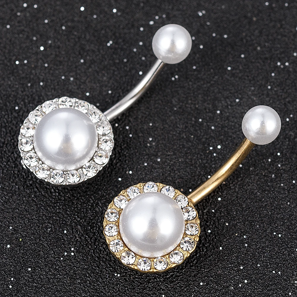 Модное пикантное женское кольцо Стразы с кристаллами имитацией жемчуга висячая