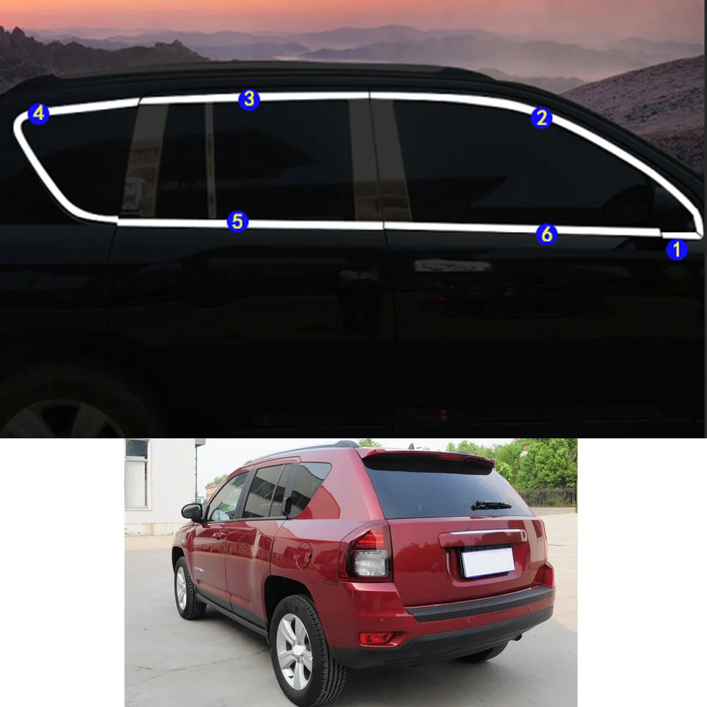 

Наклейка на автомобиль для Jeep Compass 2009 2010 2011 2012 2013 2014 2016