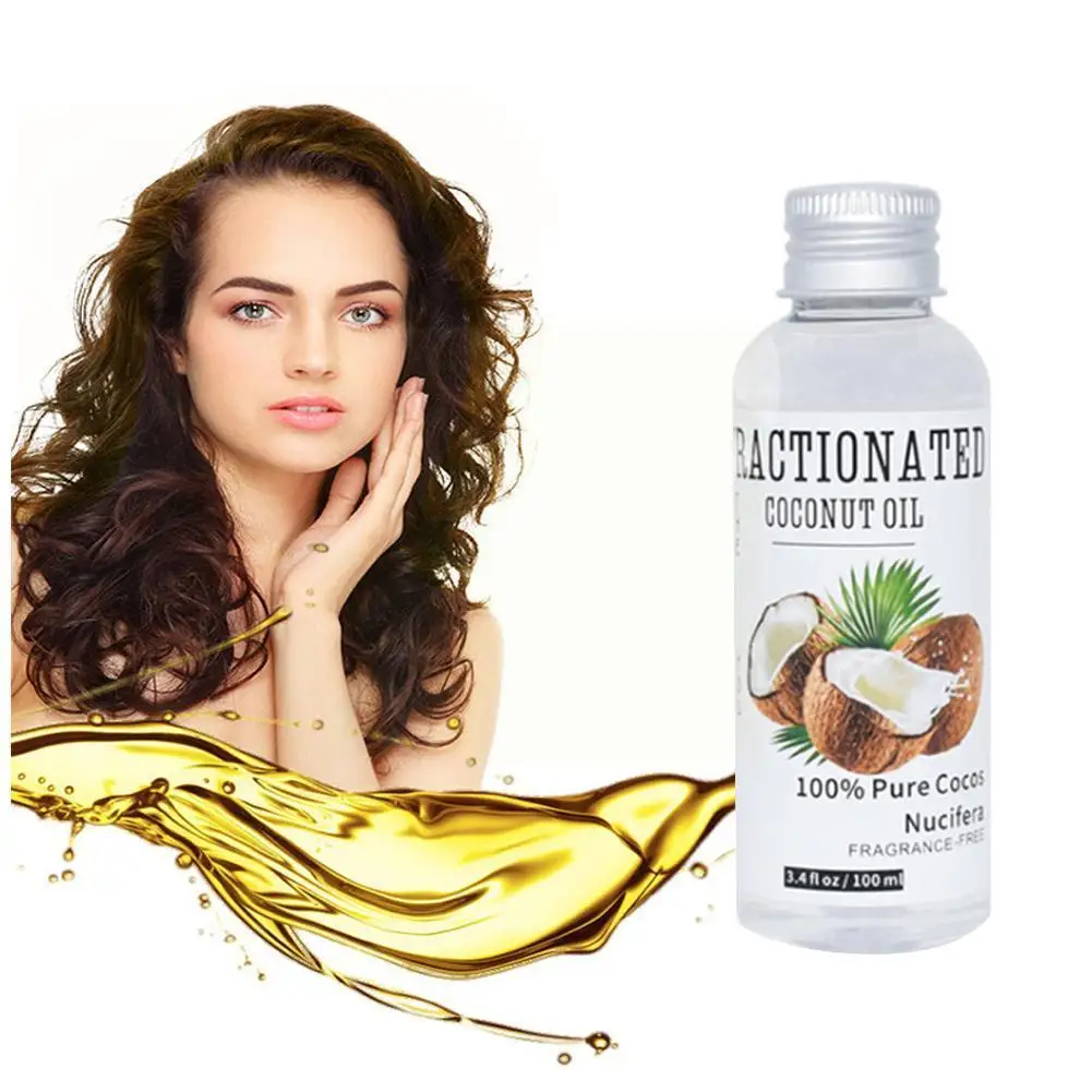 

100ml 100% Natural Pure Coconut Oil Virgin Oil Cold Press Care Hair Skin Coconut Essential Oil Oil Coconut Be G0r5
