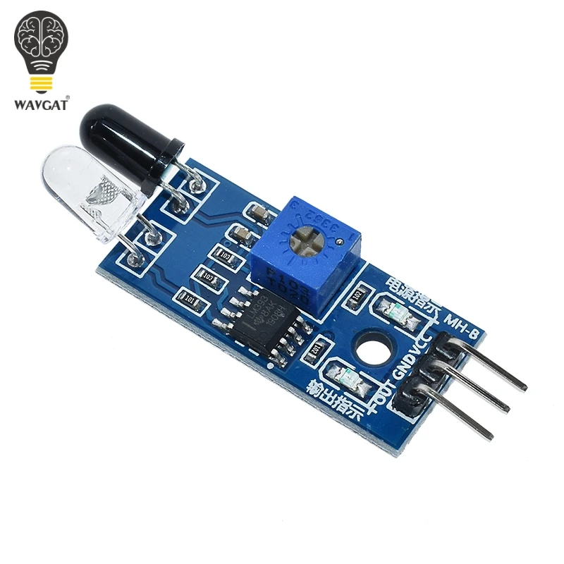 Умная электроника, новинка, для Arduino, сделай сам, умный автомобиль, робот, отражающий, фотоэлектрический, 3pin, ИК, инфракрасный датчик для предотвращения препятствий, модуль