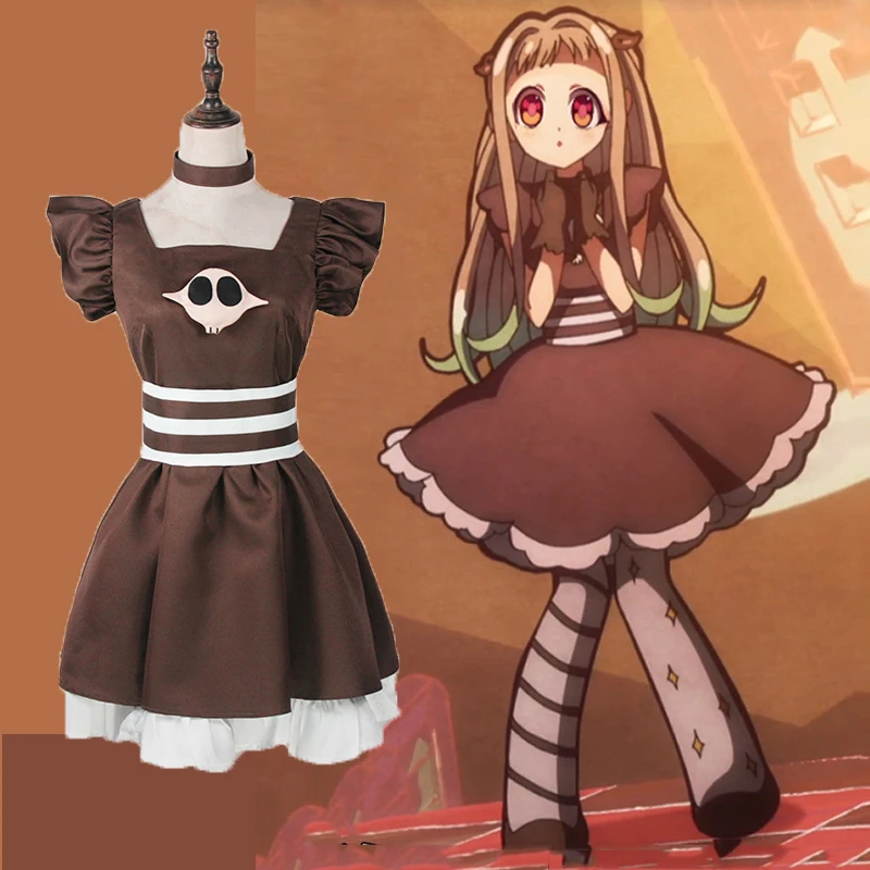 

Nene Yashiro Dress Toilet Bound Hanako Kun Anime Cosplay Costume Halloween Costumes For Women Short Sleeve Wig Carnival Party