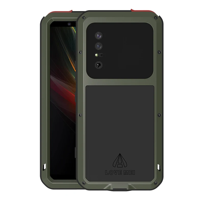 Love Mei для Sony Xperia 1 II металлический алюминиевый бронированный противоударный